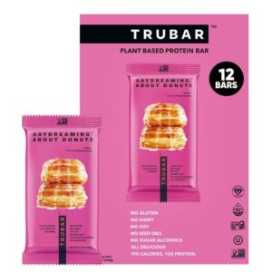 TRUBAR Daydreaming About Donuts Protein Bar 1.76oz 12ct